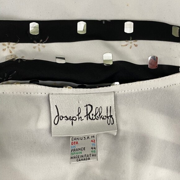 Joseph Ribkoff sequin striped jacket - Picture 6 of 7